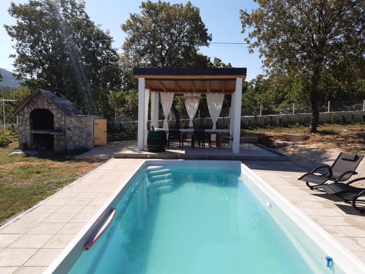 Villa Marie With Pool, Two Bedrooms For 4+2Kids Cavoglave Buitenkant foto