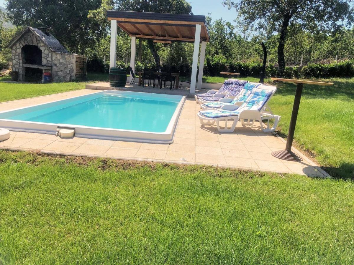 Villa Marie With Pool, Two Bedrooms For 4+2Kids Cavoglave Buitenkant foto